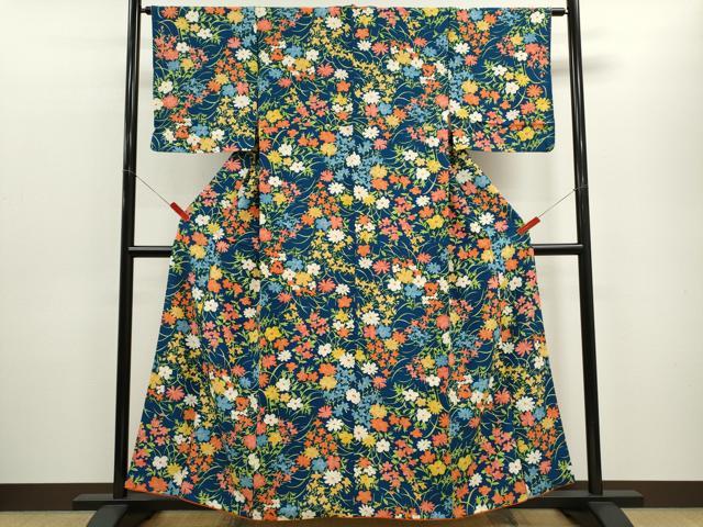 平和屋着物■訪問着 草花文 正絹 逸品 CABD9981ze