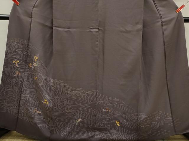 平和屋着物■訪問着 駒刺繍 立波萩文 正絹 逸品 CABD9992ze
