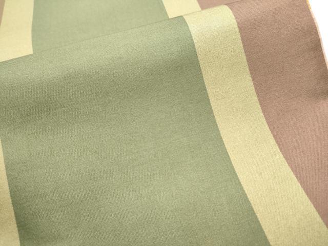 平和屋着物●両面 太鼓柄袋帯 紬地 絞り 舞花文 正絹 逸品 CABE0032hy