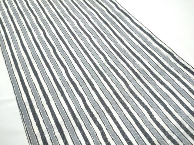 平和屋着物●両面 全通柄袋帯 間道 正絹 逸品 CABE0212hy
