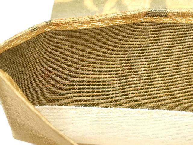 平和屋着物●紋屋井関 御寮織 六通柄袋帯 ペルシャ菱華紋 本金 冊子・証紙付き 正絹 逸品 CABE0334hy