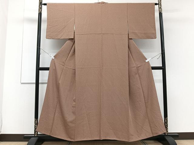 平和屋着物■上質な小紋 花尽し 正絹 逸品 CABE0407xi