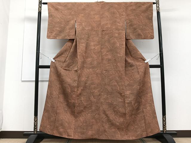 平和屋着物■上質な小紋 立波文 正絹 逸品 CABE0457xi