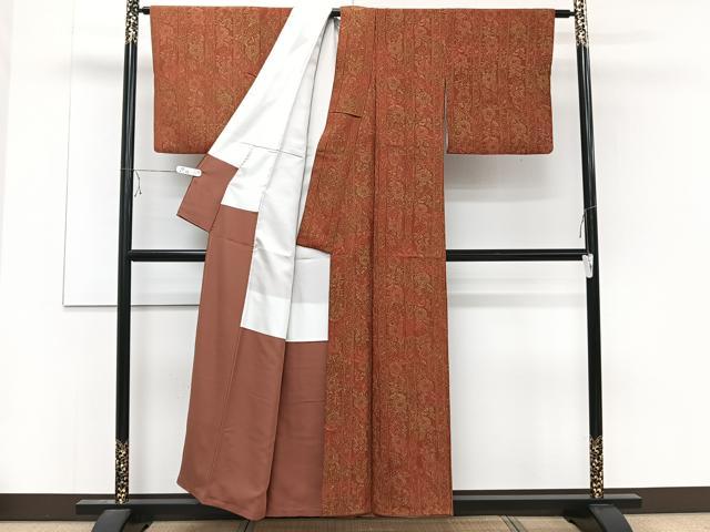 平和屋着物■上質な小紋 花間道 正絹 逸品 CABE0459xi
