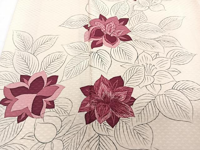 平和屋着物■訪問着 草花文 正絹 逸品 CABE0597xi