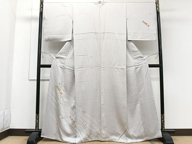 平和屋着物■訪問着 更紗花文 金彩 正絹 逸品 CABE0620xi