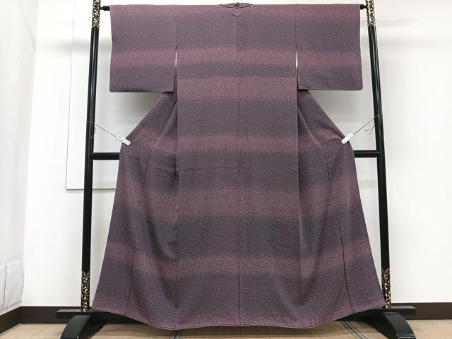 平和屋着物■訪問着 横段花文 正絹 逸品 CABE0675xi
