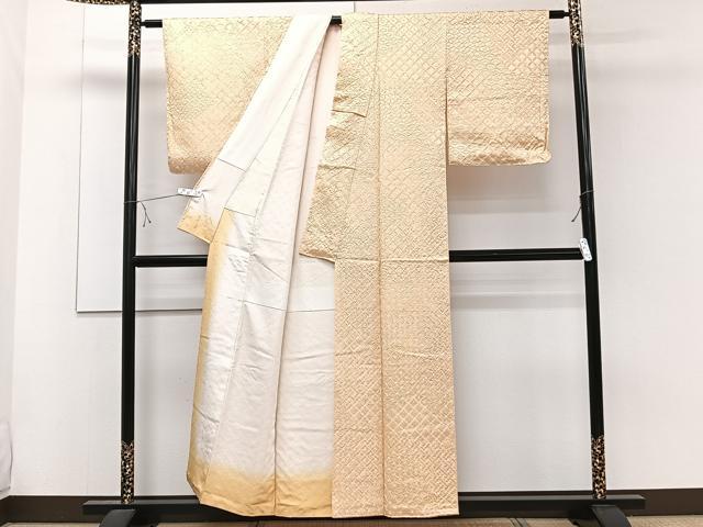 平和屋着物■上質な小紋 総絞り 吉祥文 正絹 逸品 CABE0771xi