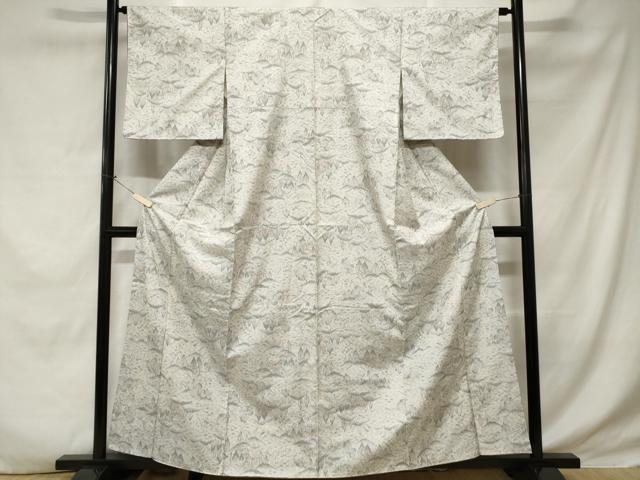 平和屋着物■上質な紬 風景文 正絹 逸品 CABE1614ev