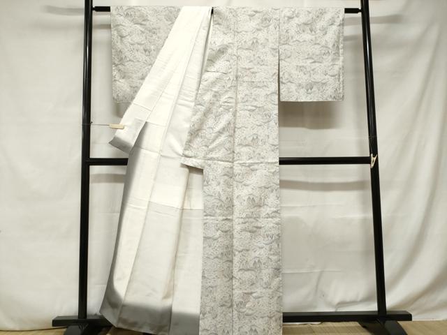 平和屋着物■上質な紬 風景文 正絹 逸品 CABE1614ev