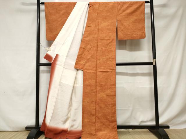 平和屋着物■上質な紬 霞文 正絹 逸品 CABE1652ev