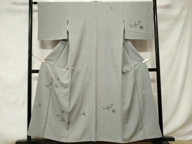 平和屋着物■訪問着 作家物 吹き寄せ文 正絹 逸品 CABE1678ev