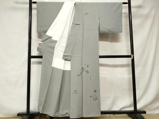 平和屋着物■訪問着 作家物 吹き寄せ文 正絹 逸品 CABE1678ev