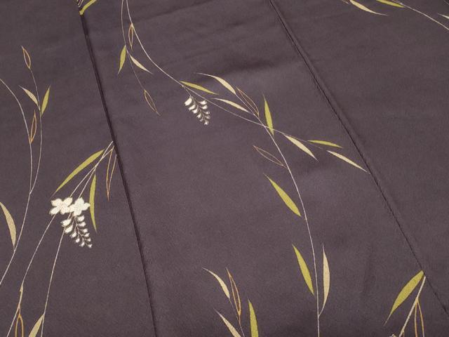 平和屋着物■上質な小紋 枝花文 金彩 正絹 逸品 CABE1961ev
