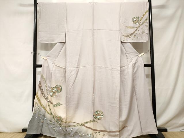 平和屋着物■訪問着 鬘帯花丸文 暈し染め 金銀彩 正絹 逸品 CABE1976ev