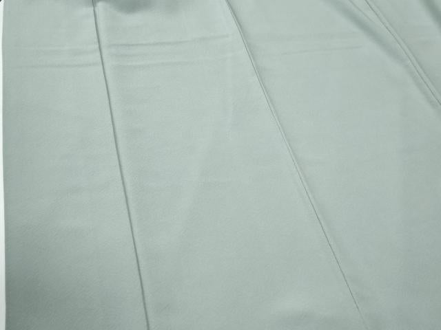 平和屋着物●白泥染の第一人者・絣の魔術師 恵積五郎監修 色無地 恵大島織物謹製 秘色色 証紙付き 正絹 逸品 CABE2018yc