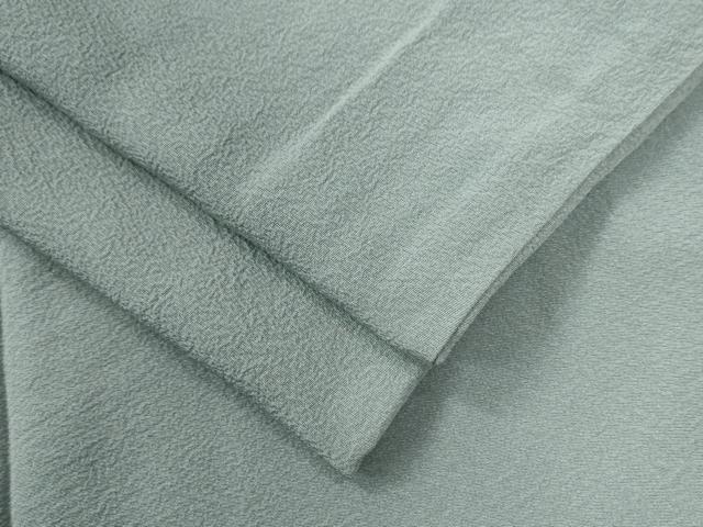 平和屋着物●上質な色無地 秘色色 ロング丈 正絹 逸品 CABE2059yc