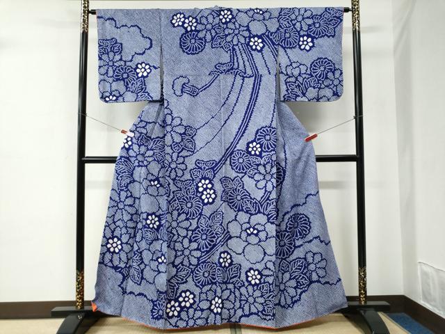 平和屋着物●訪問着 総絞り 牡丹花文 正絹 逸品 未使用 CABE2116yc