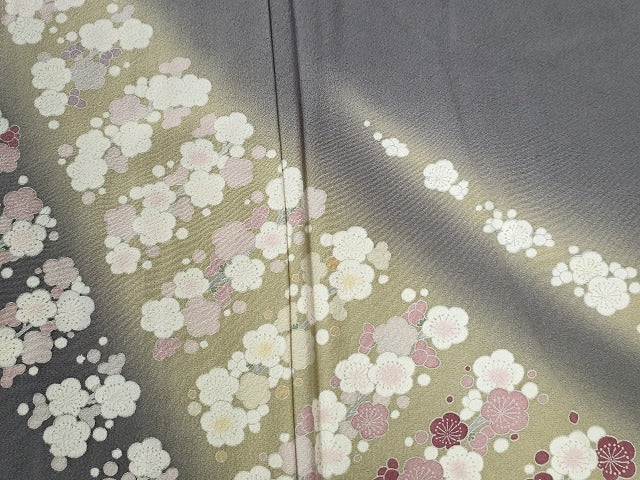 平和屋着物●訪問着 作家物 梅 暈し染め 正絹 逸品 CABE2189yc