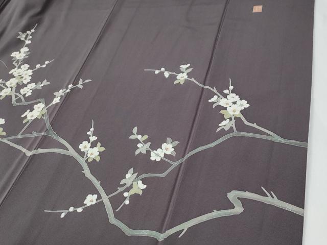 平和屋着物●訪問着 作家物 遠山風景枝花文 金彩 正絹 逸品 CABE2211yc