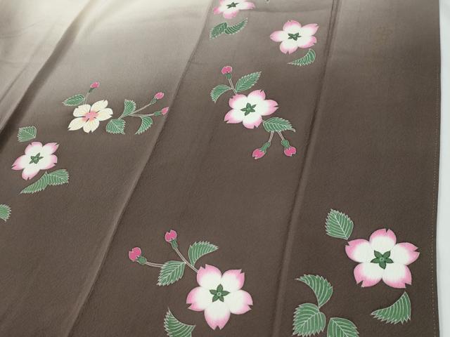 平和屋着物●世界的人形師 辻村寿三郎 ジュサブロー 訪問着 舞桜文 暈し染め 正絹 逸品 CABE2252yc
