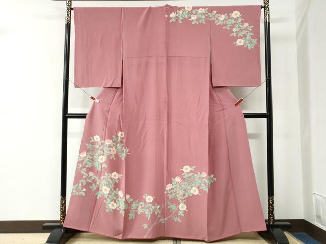 平和屋着物●訪問着 作家物 枝花文 正絹 逸品 CABE2257yc