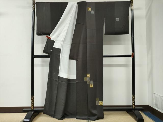 平和屋着物●訪問着 竹屋町刺繍 色紙吉祥文 金彩 さが美扱い 正絹 逸品 CABE2278yc