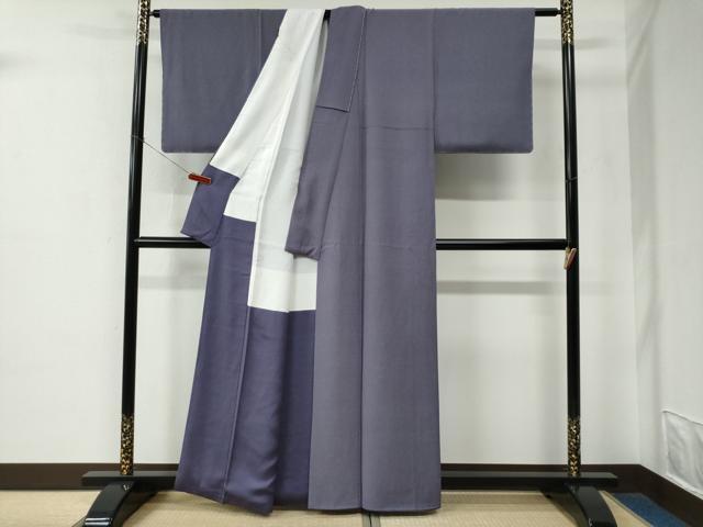 平和屋着物●江戸小紋 染士:西宮伊智郎 彫士:住田双光 鮫小紋柄 正絹 逸品 未使用 CABE2357yc