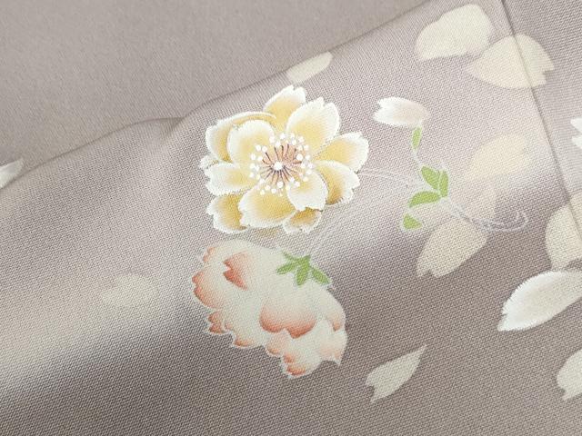平和屋着物●訪問着 枝花文 暈し染め 正絹 逸品 未使用 CABE2363yc