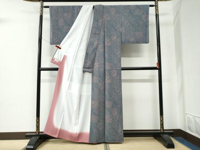 平和屋着物●洗える最高級着物 <英>はなぶさ謹製 小紋 吉祥文 CABE2418yc
