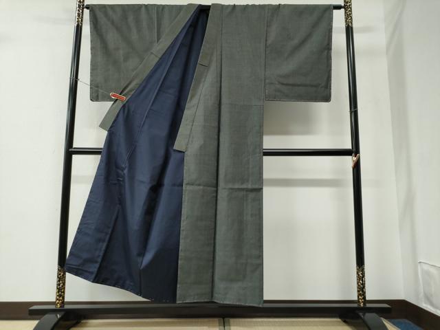 平和屋着物●男性 本場大島紬 アンサンブル 80亀甲 総詰め 証紙付き 正絹 逸品 未使用 CABE2461yc