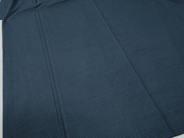 平和屋着物●男性 紬 アンサンブル 格子 正絹 逸品 CABE2465yc
