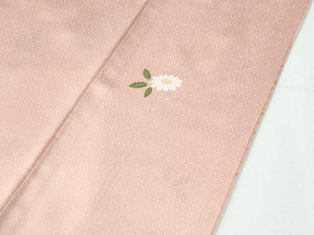 平和屋着物●訪問着 駒刺繍 流水鴛鴦橘草花文 暈し染め 金彩 正絹 逸品 未使用 CABE2472yc