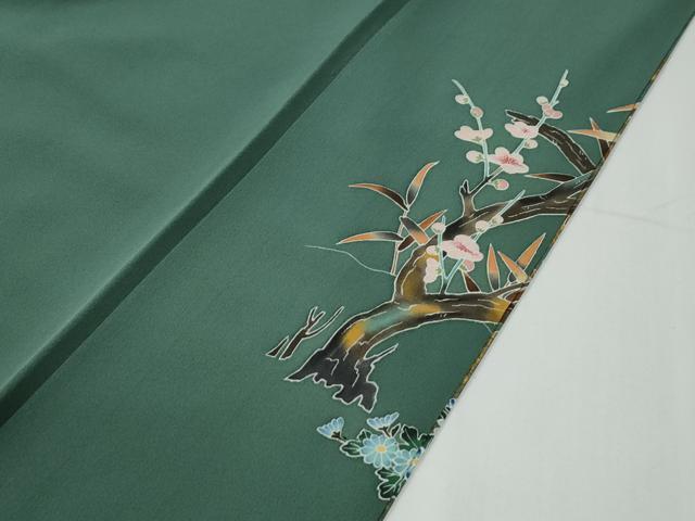 平和屋着物●豪華色留袖 ?橋豊彦 牡丹花文 金彩 ロング丈 正絹 逸品 CABE2610yc