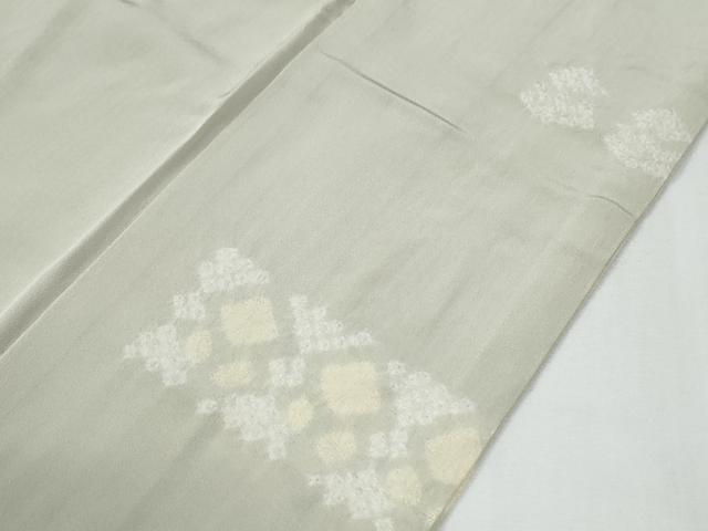平和屋着物●訪問着 絞り 刺繍 短冊草花文 三越扱い 正絹 逸品 CABE2706yc