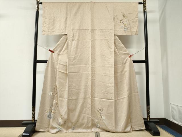 平和屋着物●訪問着　南天文　正絹　逸品　CABE2708yc 平和屋着物○訪問着 南天文 正絹 逸品 CABE2708yc