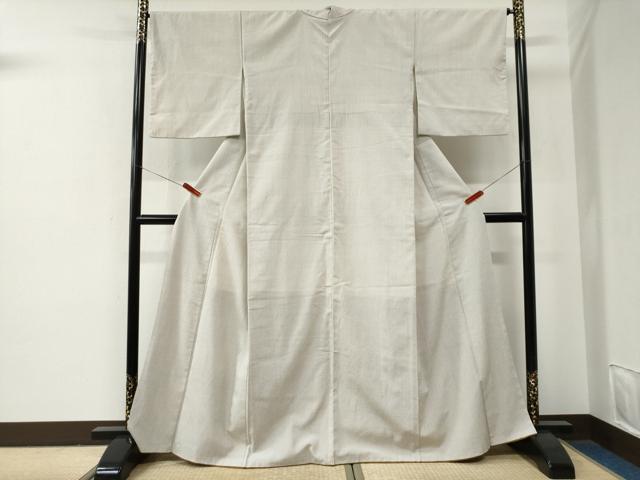 平和屋着物●本塩沢 蚊絣 正絹 逸品 CABE2727yc