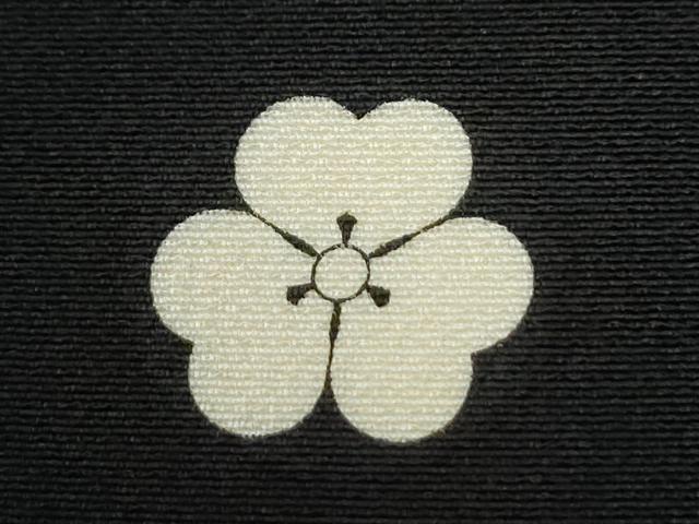平和屋着物●豪華黒留袖 友禅 作家物 尾長鳥草花文 正絹 逸品 CABE2841yc