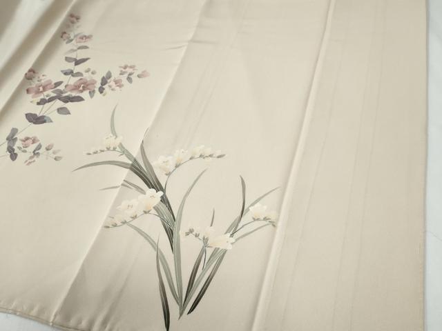 平和屋着物●訪問着 友禅 枝花文 暈し染め 正絹 逸品 CABE2866yc