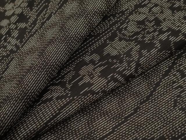 平和屋着物●本場大島紬 吉祥草花文 やまと誂製 正絹 逸品 CABE2921yc