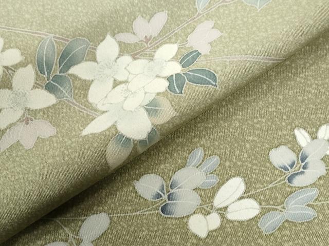 平和屋着物●訪問着 友禅 枝花文 暈し染め 正絹 逸品 CABE2931yc