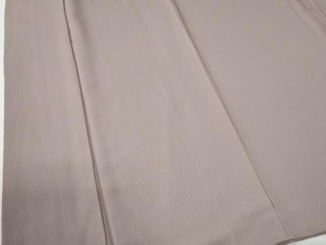 平和屋着物●上質な色無地 寿光織 紅藤色 反端付き 正絹 逸品 CABE2935yc