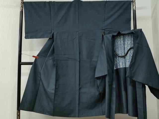 平和屋着物●男性 本場大島紬 アンサンブル 100亀甲 総詰め 正絹 逸品 CABE2992yc