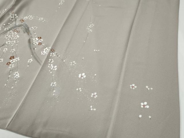 平和屋着物●訪問着 枝花文 正絹 逸品 CABE3005yc