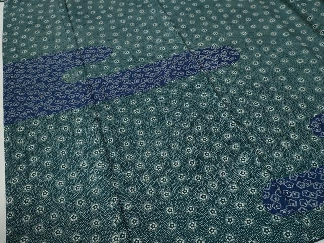 平和屋着物●訪問着 エ霞舞花文 正絹 逸品 CABE3109yc