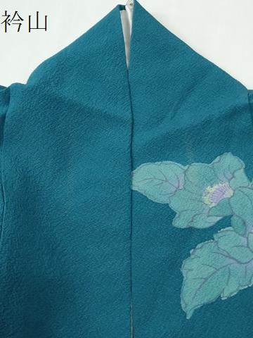 平和屋着物●訪問着 草花文 正絹 逸品 CABE3173yc