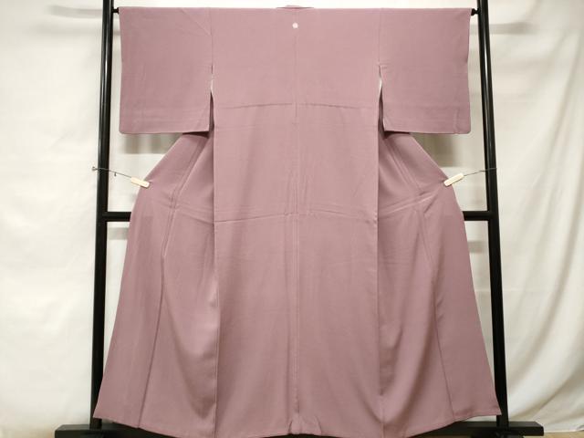 平和屋着物■上質な色無地 浅紫色 正絹 逸品 CABE3320ev