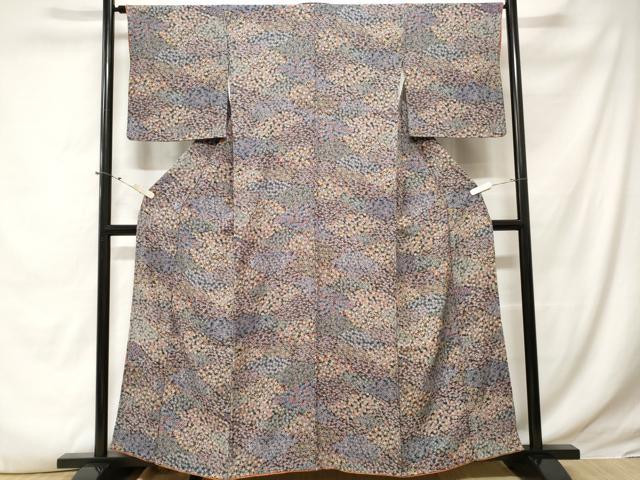 平和屋着物■上質な小紋 花尽くし文 正絹 逸品 CABE3377ev
