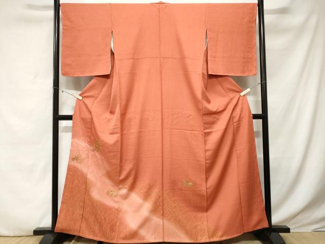 平和屋着物■中国三大刺繍 スワトウ刺繍 訪問着 貝桶花文 暈し染め 金彩 正絹 逸品 未使用 CABE3451ev