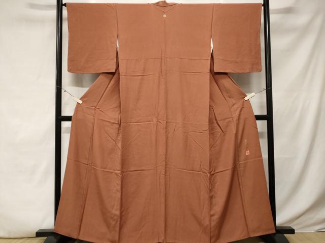 平和屋着物■江戸小紋 作家物 草木染 鮫小紋柄 正絹 逸品 CABE3505ev